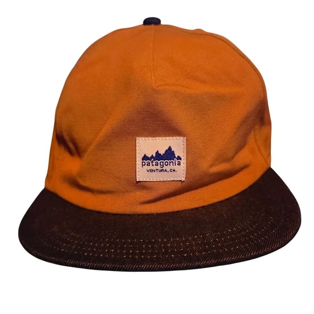 Patagonia Range snapback short bill baseball cap - Picture 1 of 7